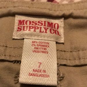 Wide leg khakis.  Low waisted